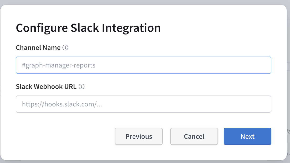 Slack Creation Modal