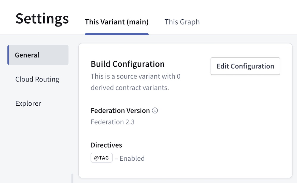 Build configuration settings in Studio